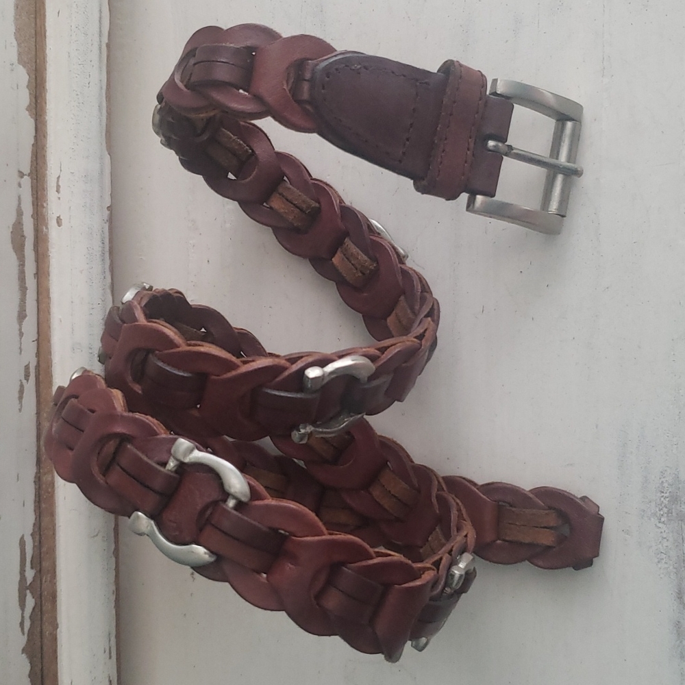 Equestrain Weatern Belt Leather L